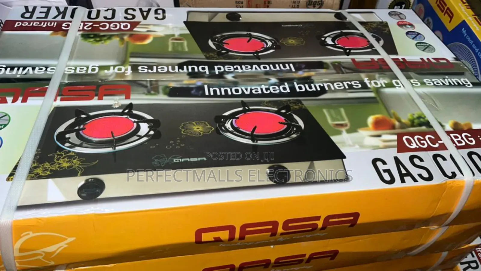 Qasa 2 Burner Infrared Gas Cooker QGC-2bg