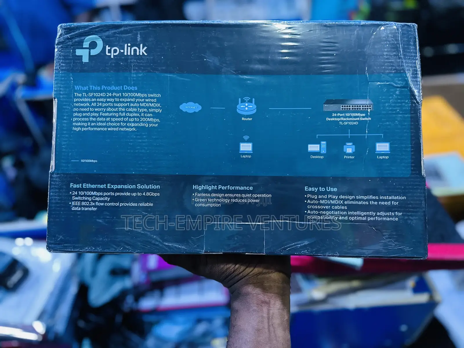 TP-LINK 24-Port 10/100mbps Desktop/Rackmount Switch