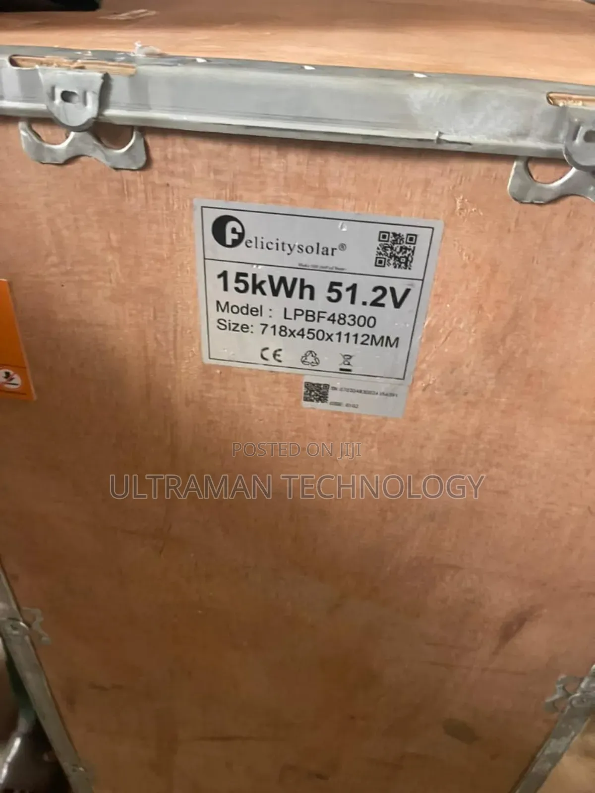15 Kilowatts (Felicity) Lithium Ion Battery