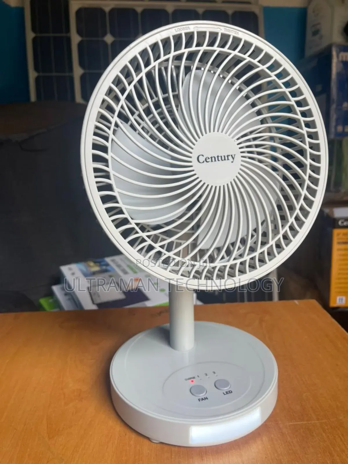 Rechargeable Table Fan 8inches