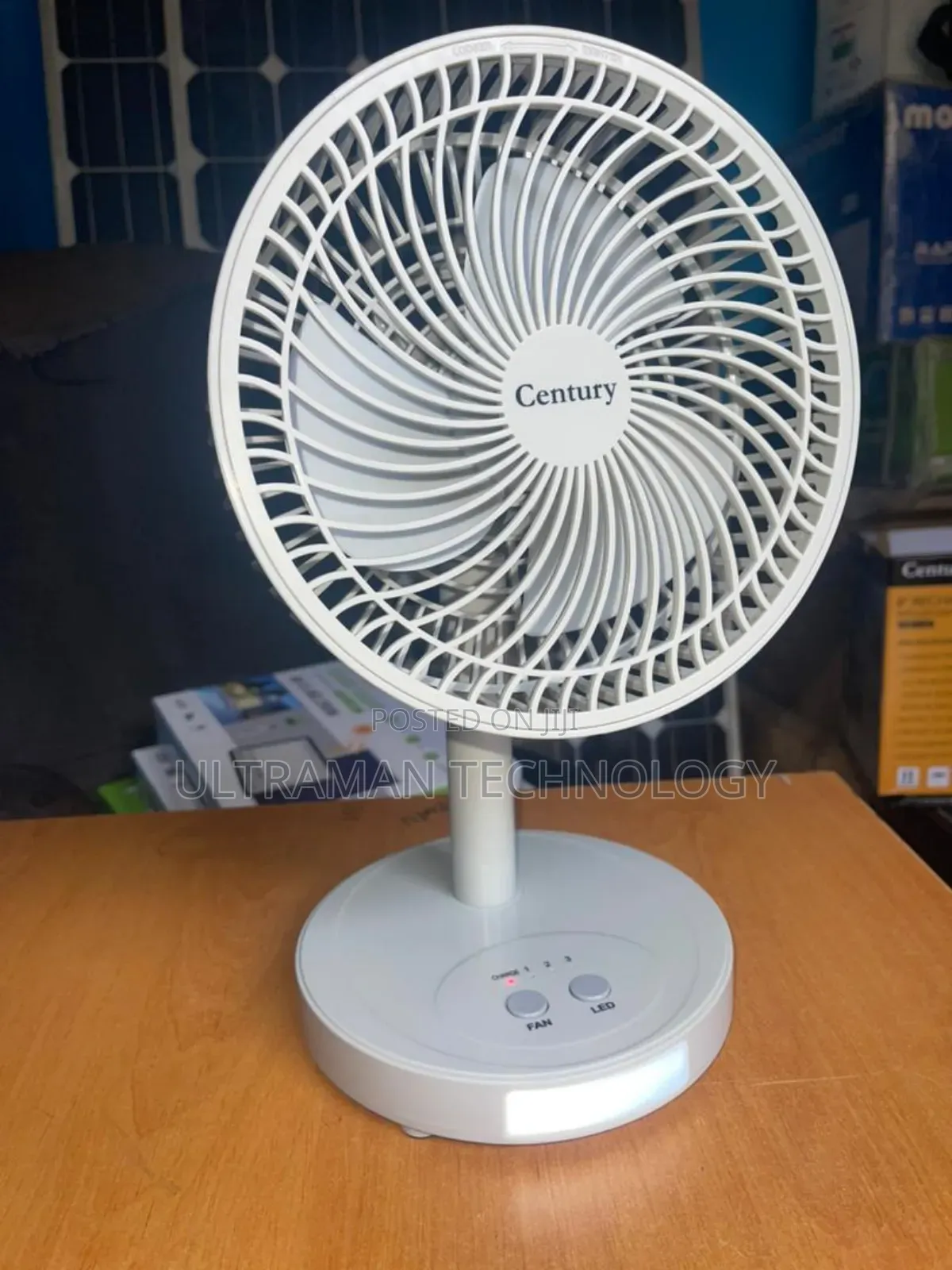 Rechargeable Table Fan 8inches