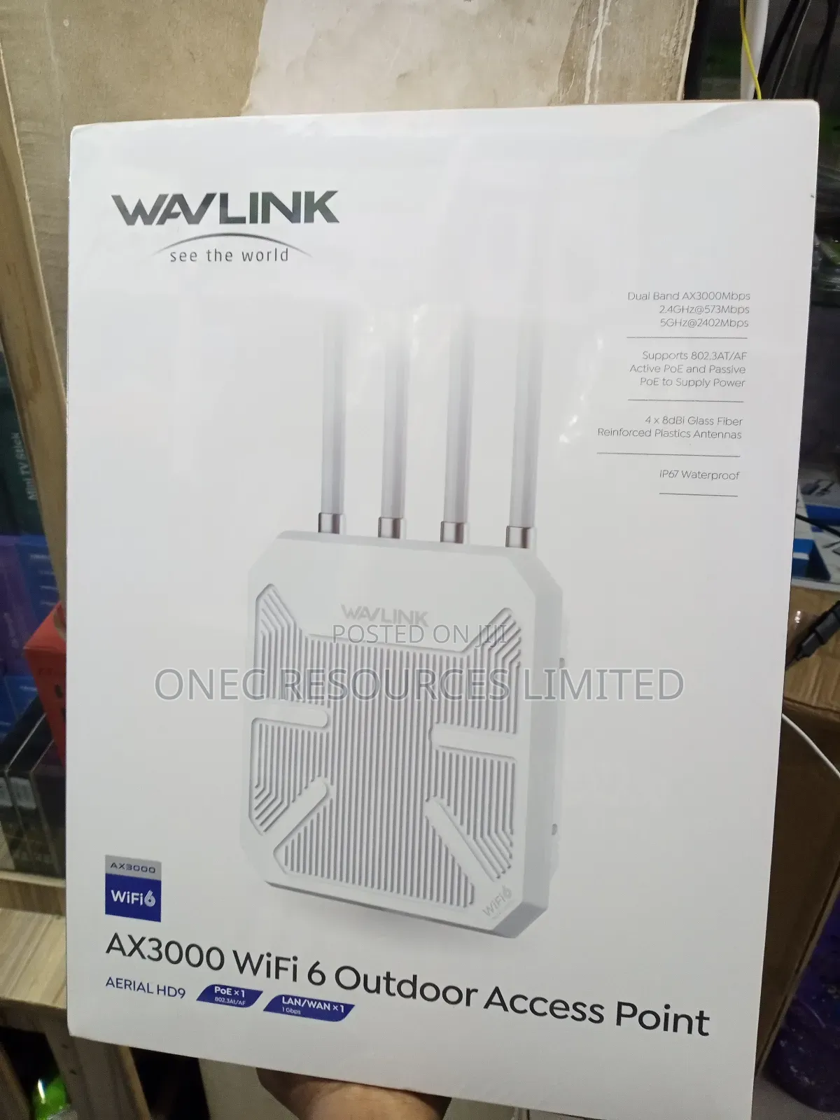 Wavlink Wifi6 Outdoor Dual Band 2.4g+5g Ax3000