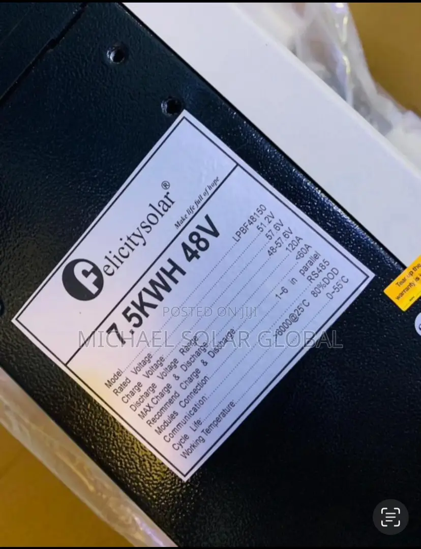 7.5kwh 48V Felicity Lithium Ion Battery