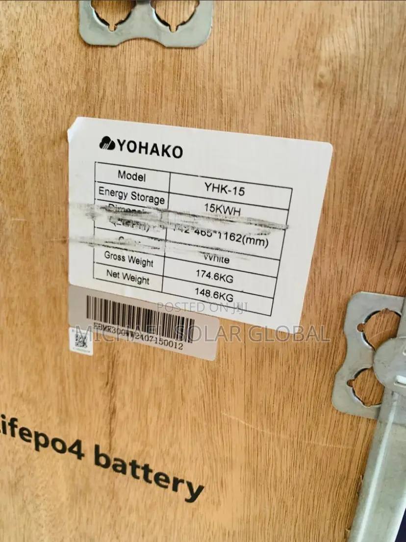 15kwh 48v Yohako Lithium Ion Battery
