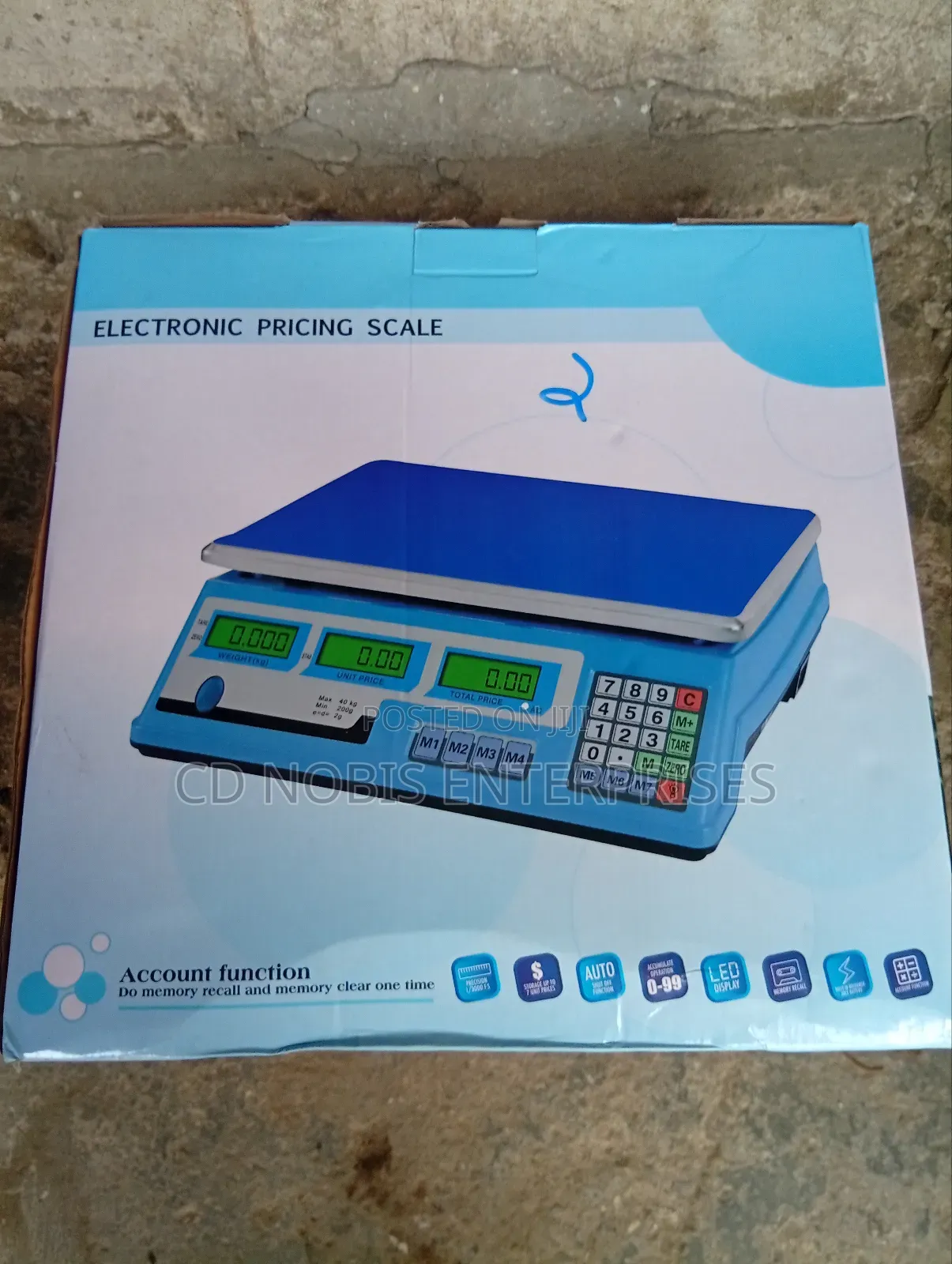 40 Kg Electronic Pricing Scale