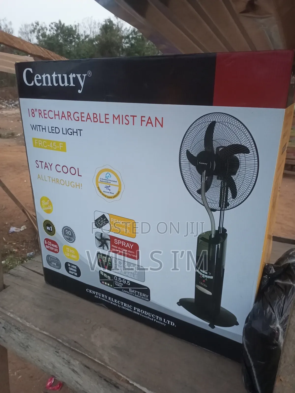 18 Inches Century Mist Fan