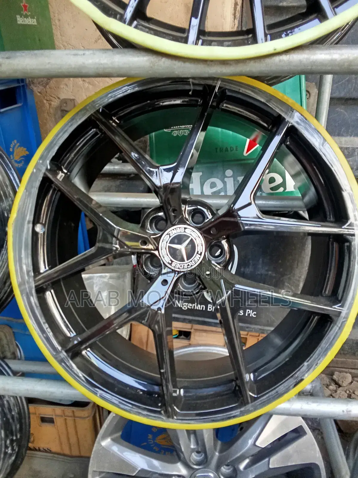 20 Inch Spoke Pure Black Wheels