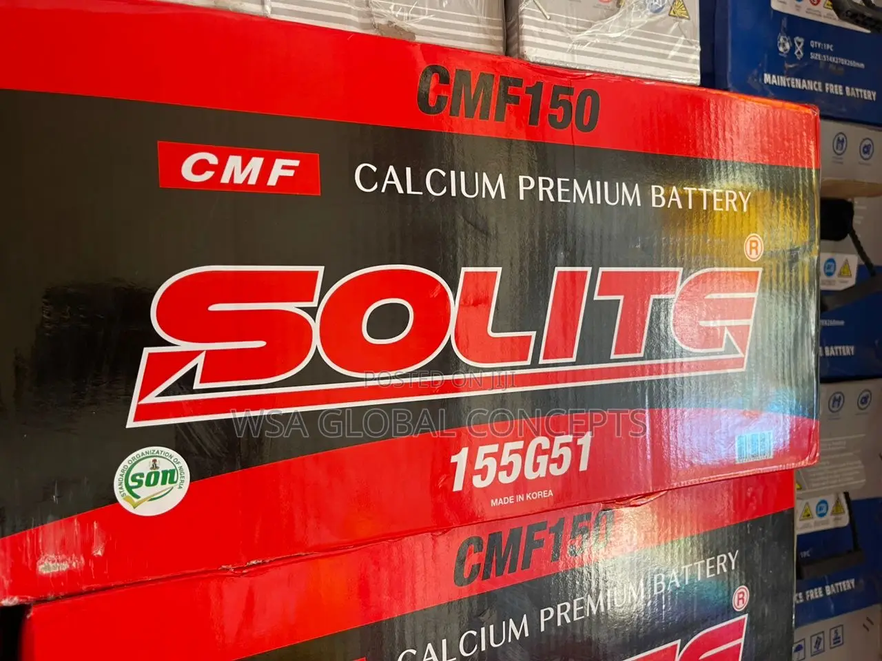 150ah Solite Calcium Premium Battery