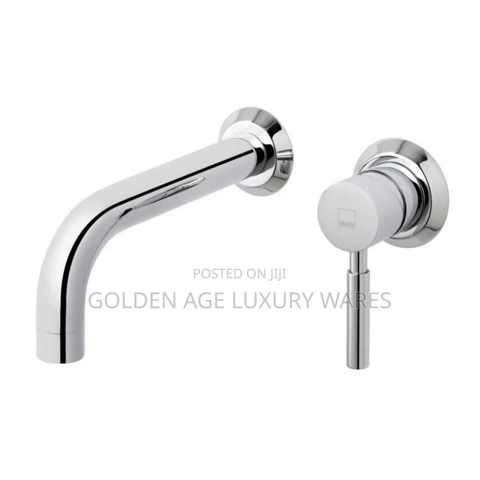 Chrome Round Conduit Basin Mixer
