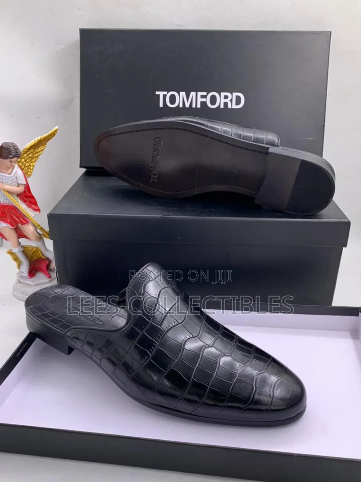 Quality Leather Tom Ford Half Shoes