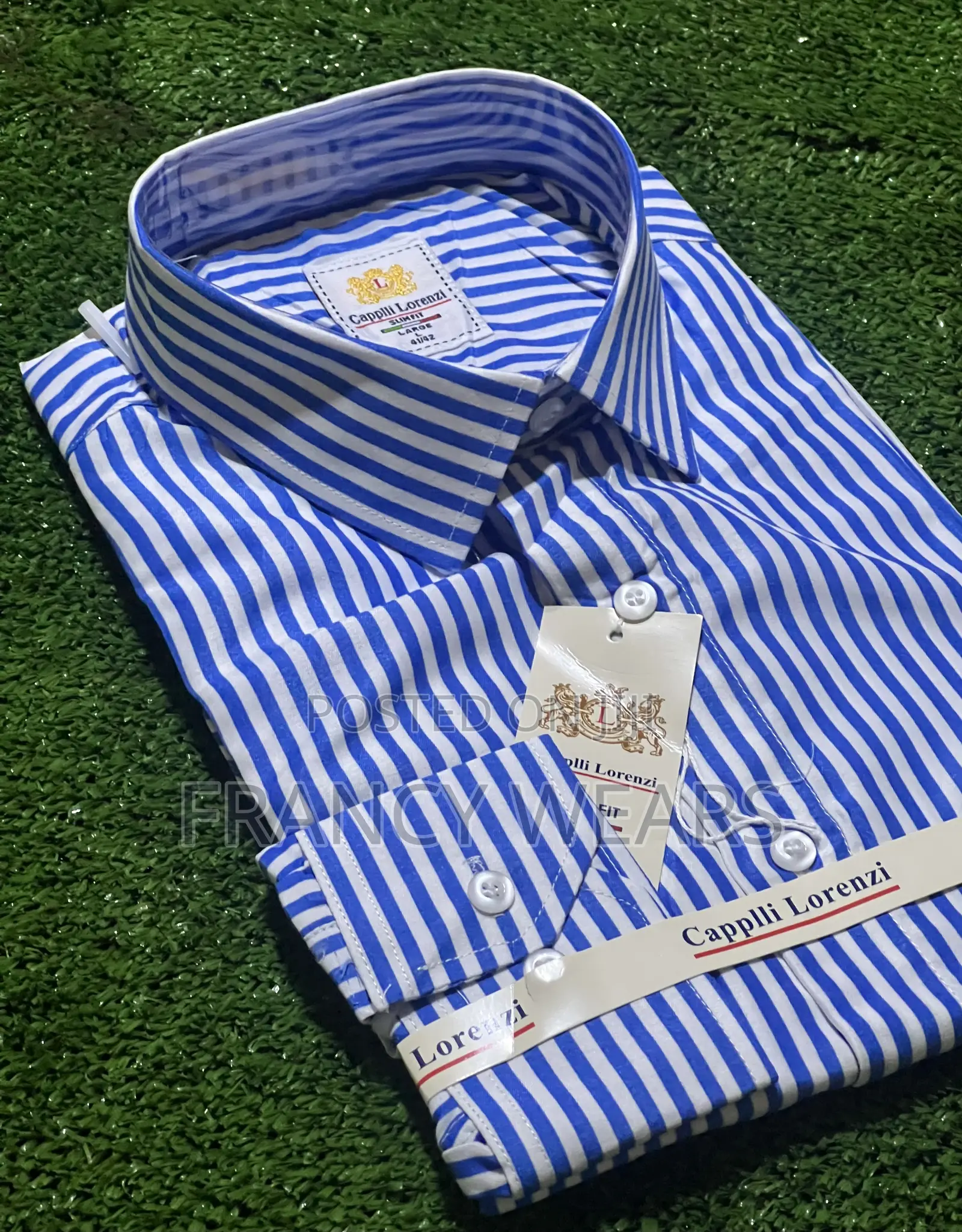 Good Material Office Strip Shirts