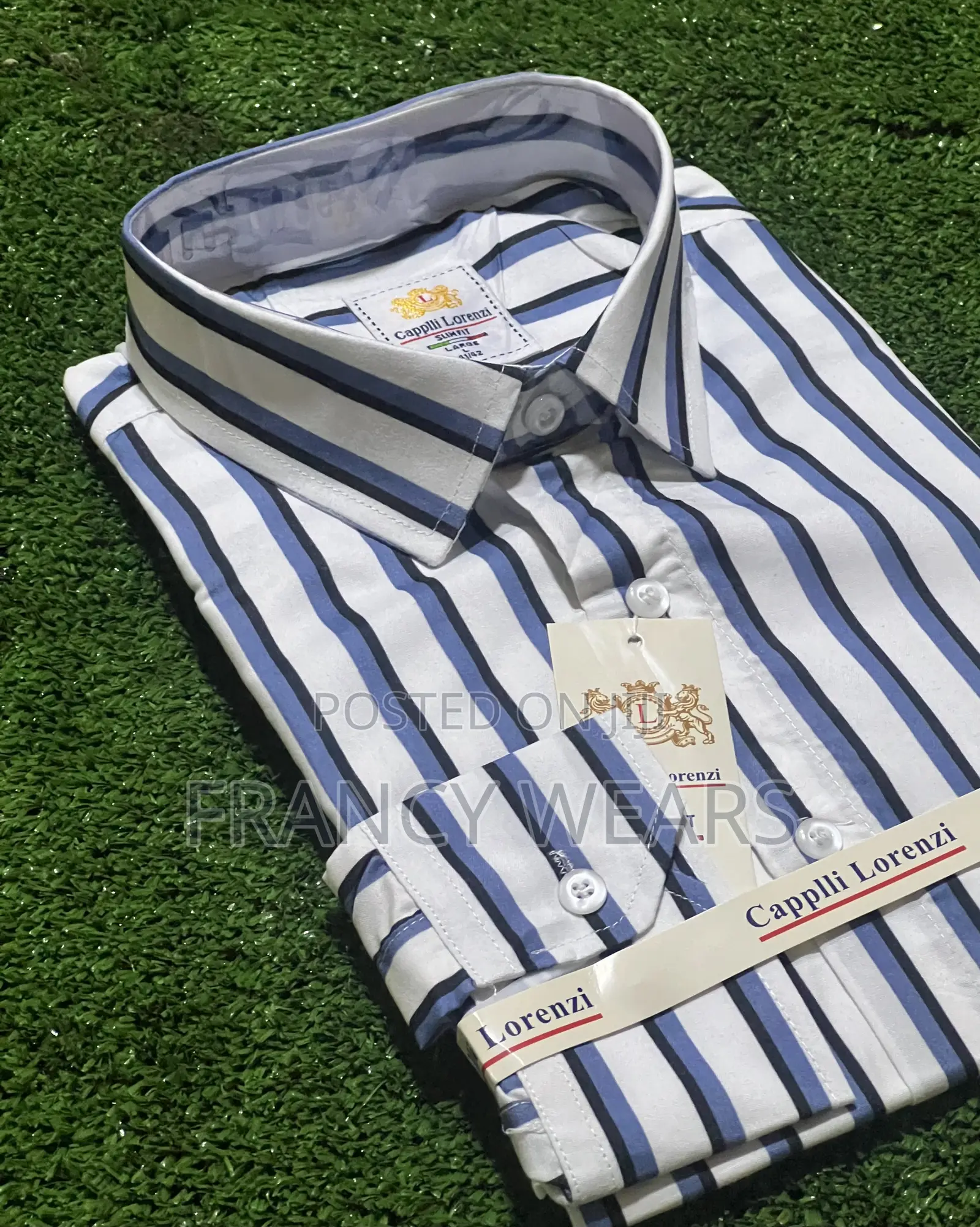 Good Material Office Strip Shirts