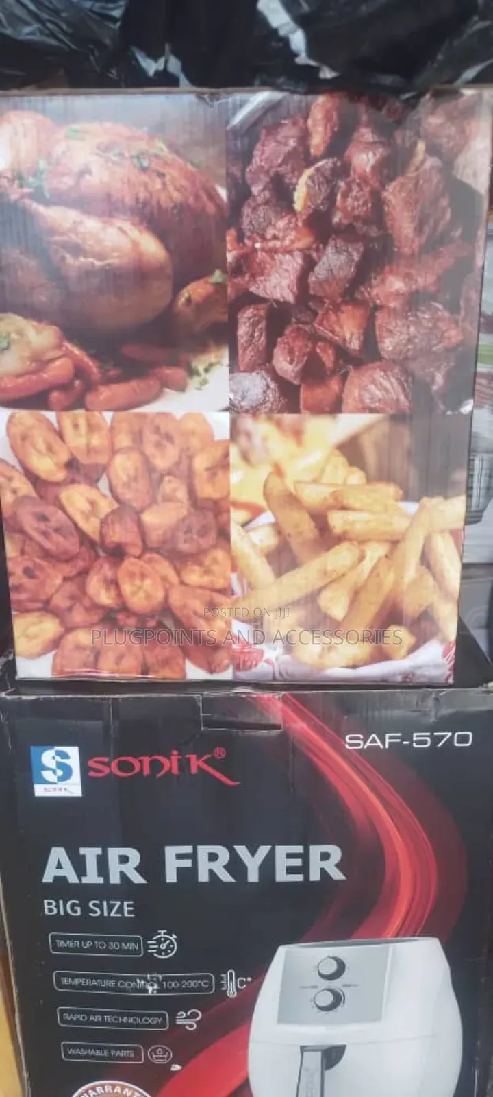 Sonik Airfryer 8liters 18month Warranty