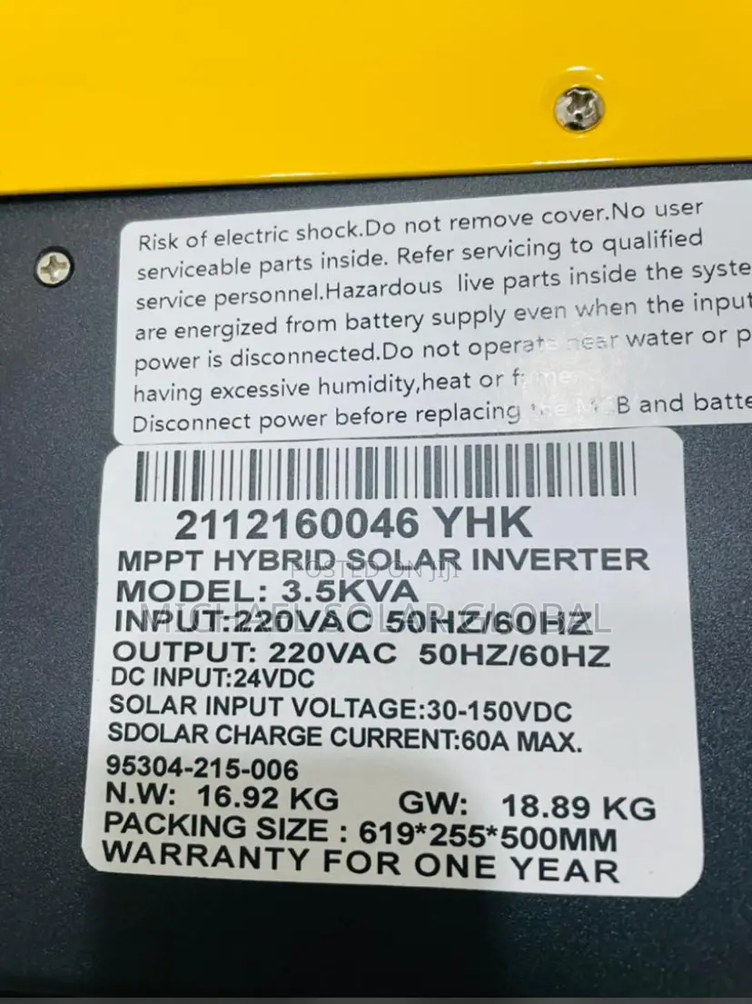 2.5kva 24v MPPT Hybrid Yohako Inverter