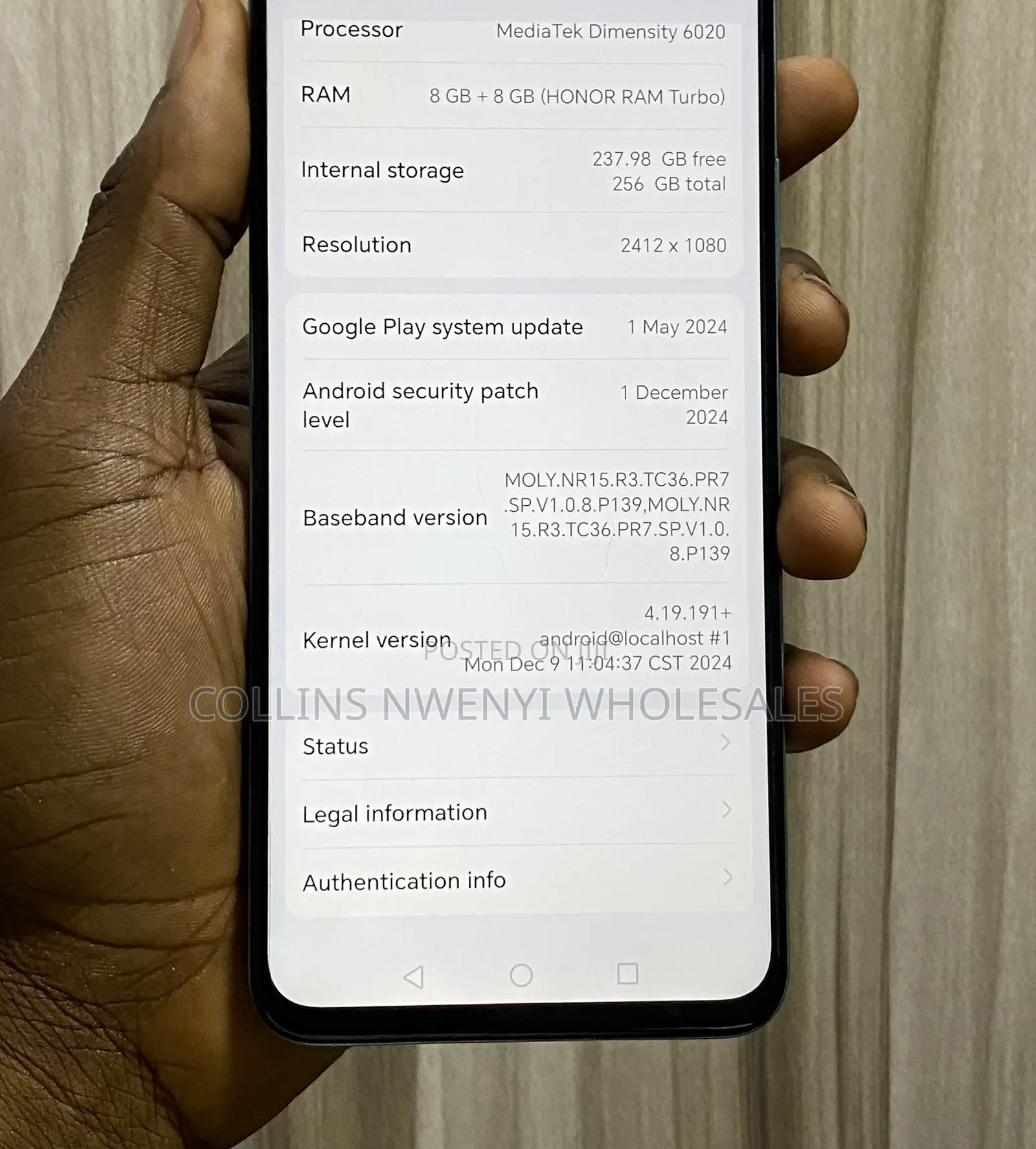 Honor X7 128 GB Green