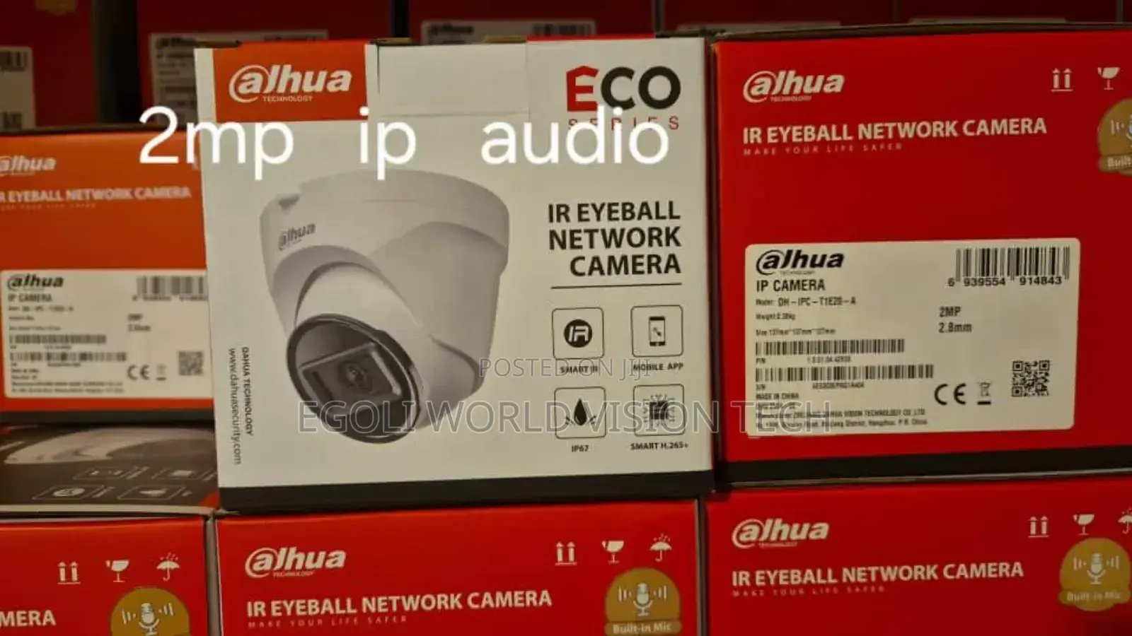 Dahua Eco Series 2MP IP Audio Network Camera