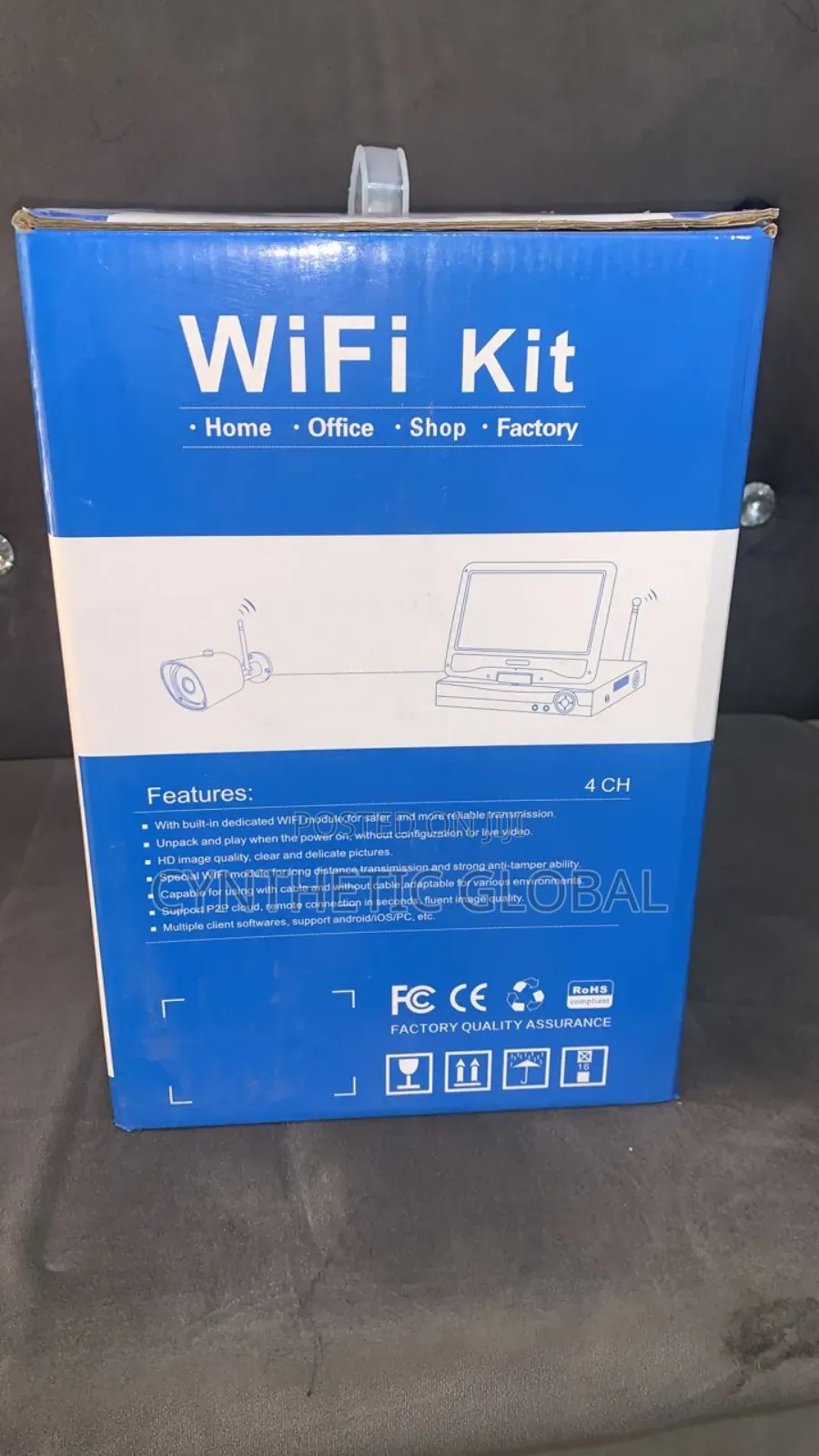 Gz SONY 5G H.265 4 Channel Wireless NVR Wi-Fi CCTV KIT
