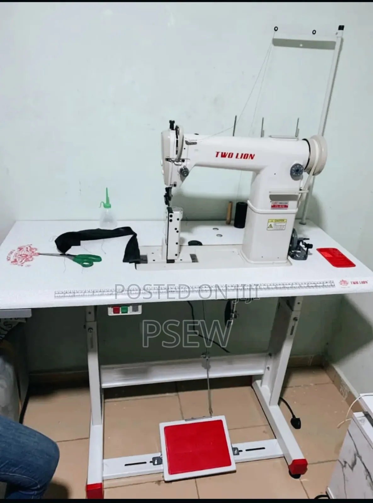 Two Lion Post Bed Sewing Machine