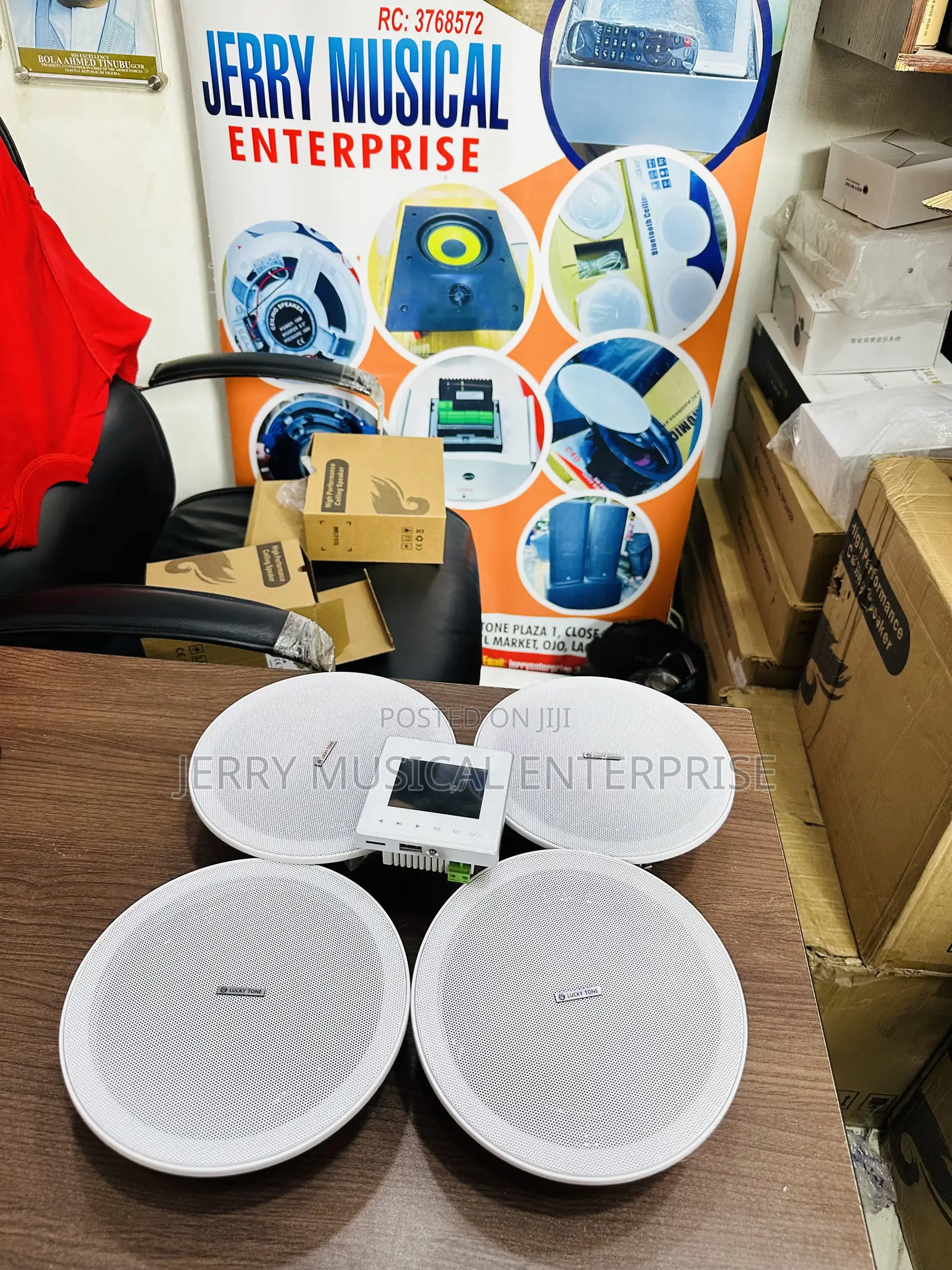 4in1 Speakers With In Wall Amplifier