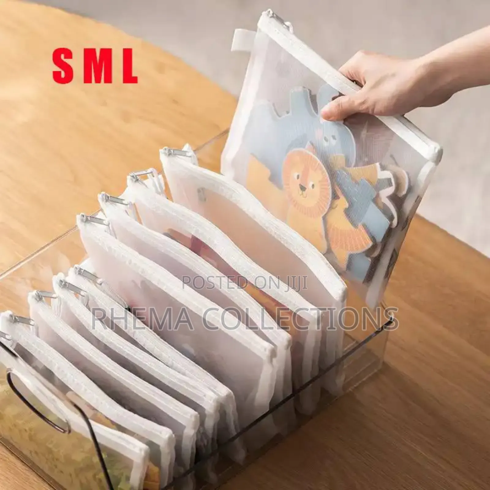 Waterproof Mesh Zipper DOCUMENT STORAGE POUCH