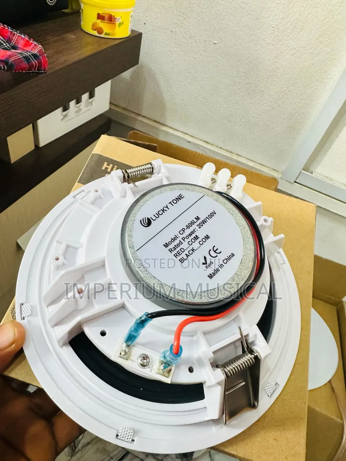 Rimeless Ceiling Speakers 20watts