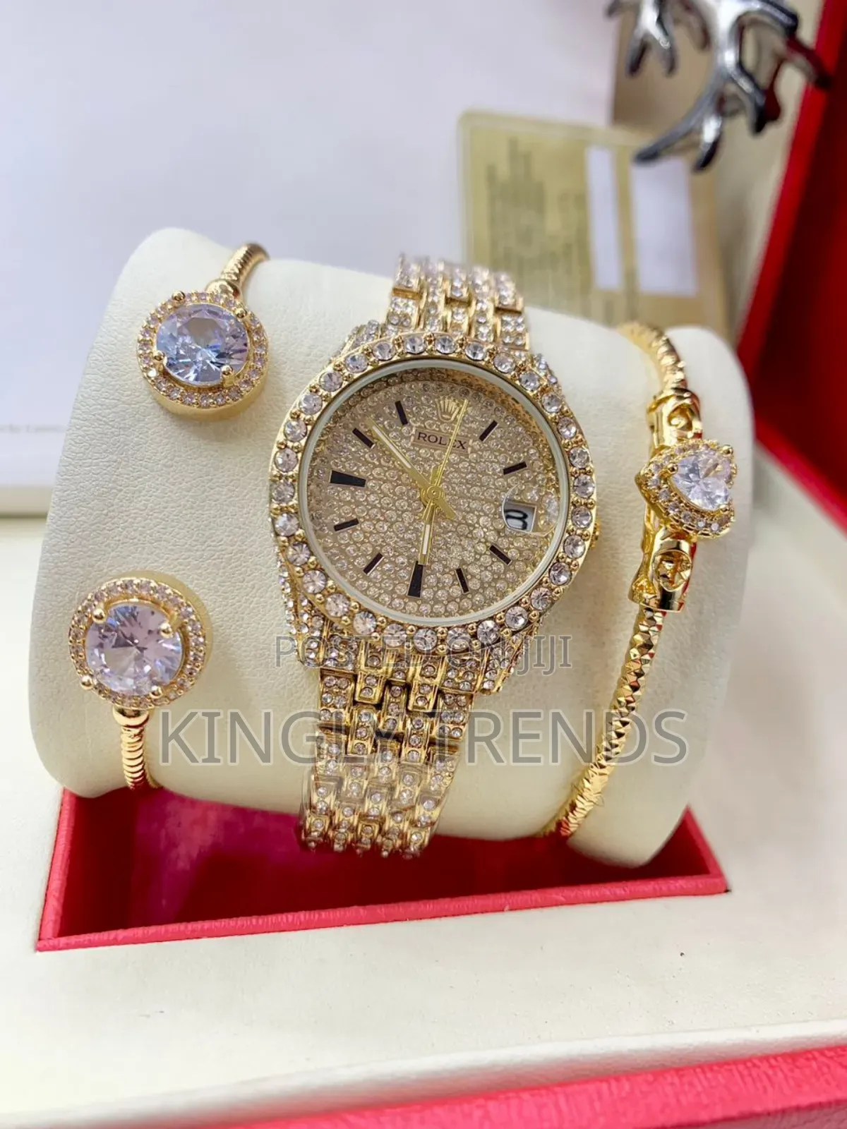 Female Rolex Ice Wristwatch