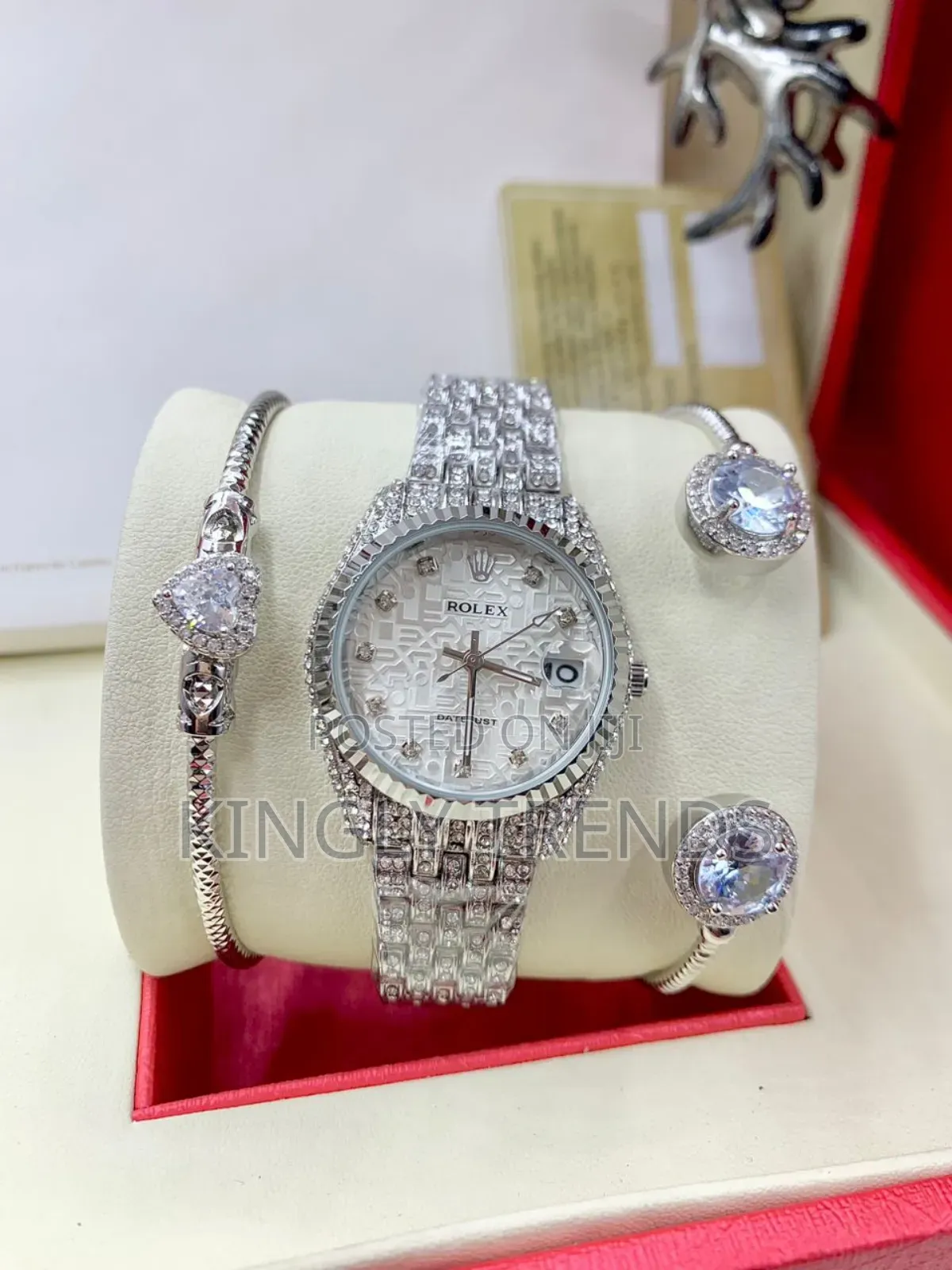 Female Rolex Ice Wristwatch