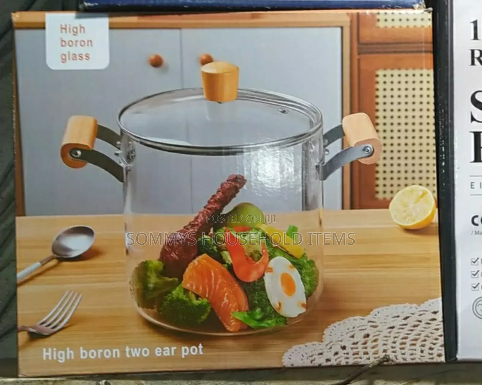 5.5L Glass Cooking Pot