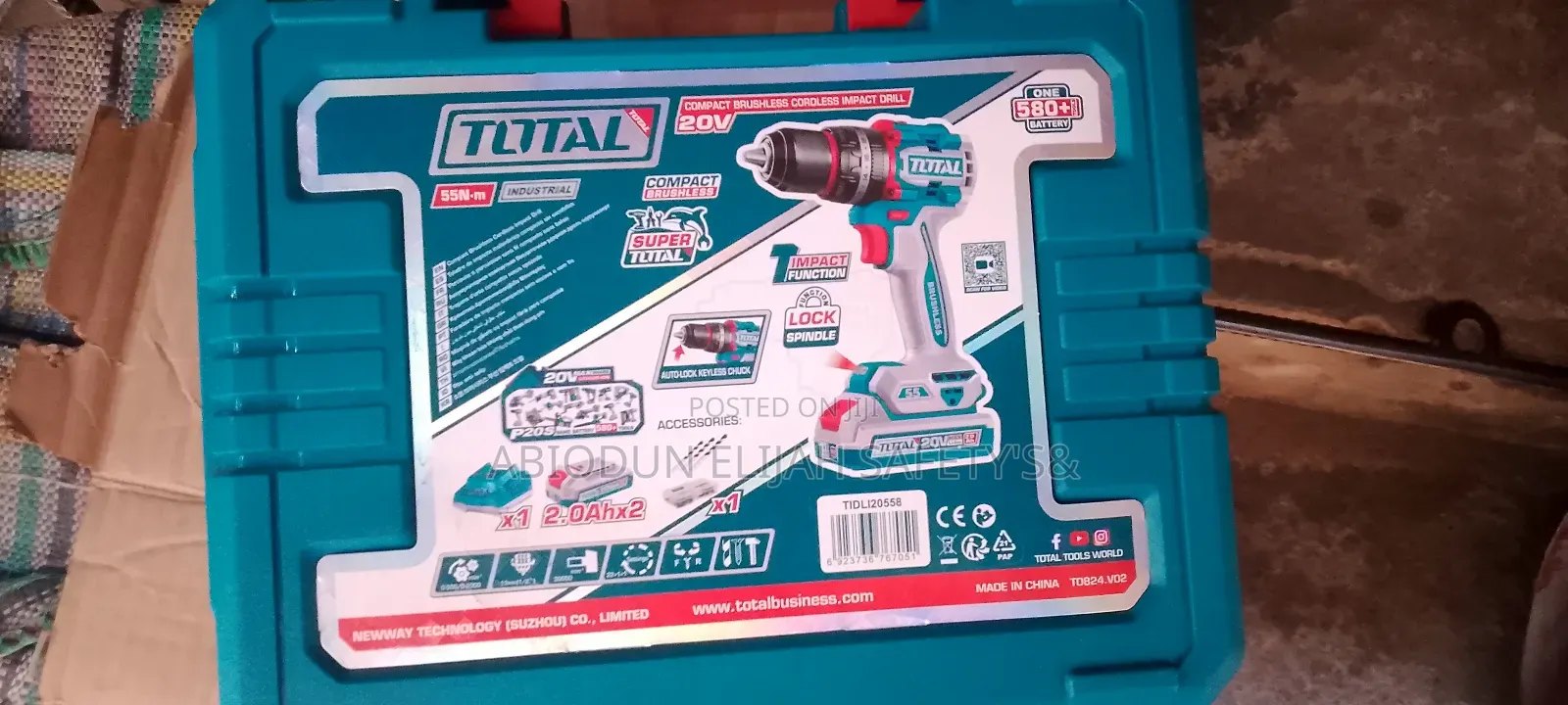 Cordless Battery Charging Hiltli and Screwing Machine