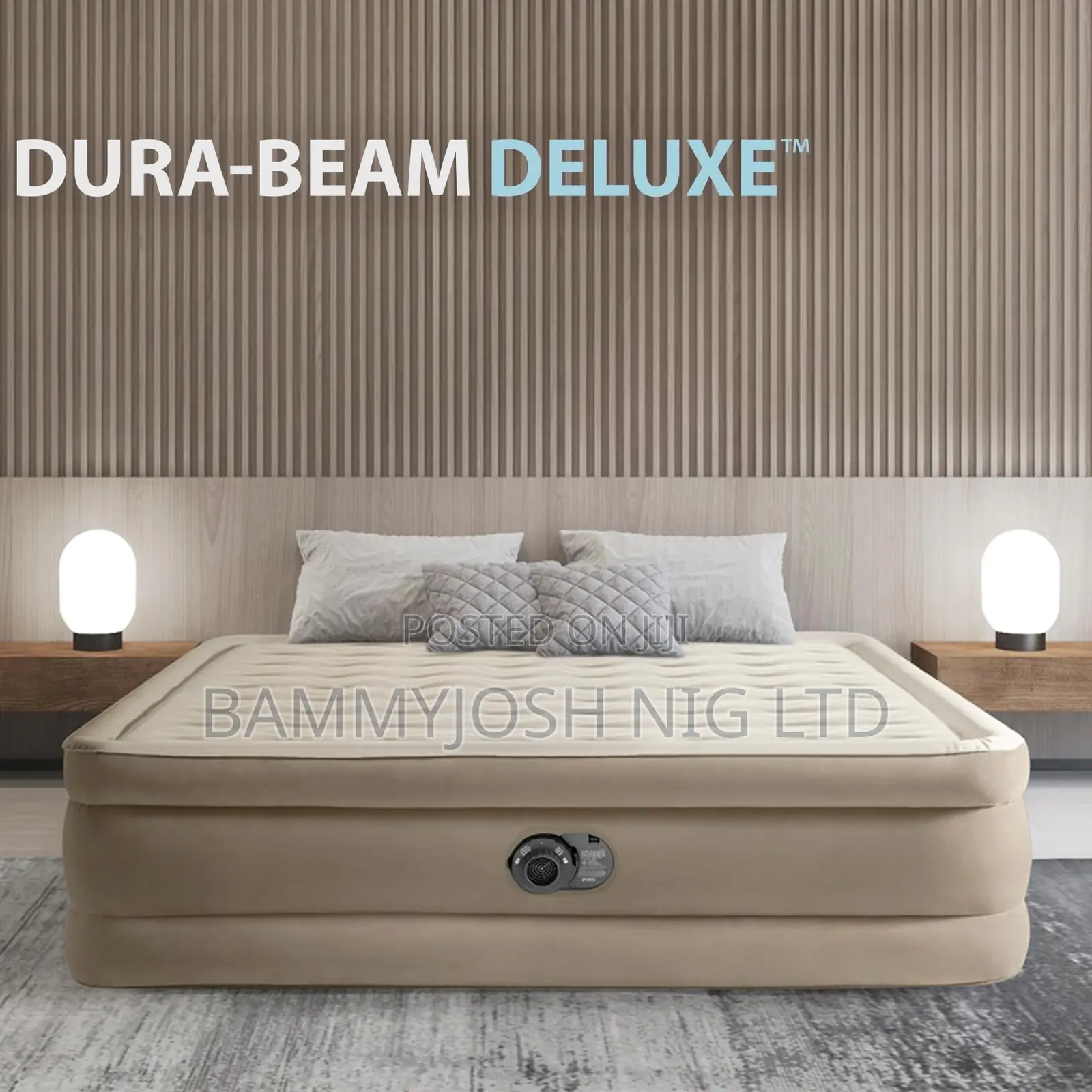 Queen Size Ultra Plush Air Mattress With Bag and Pump
