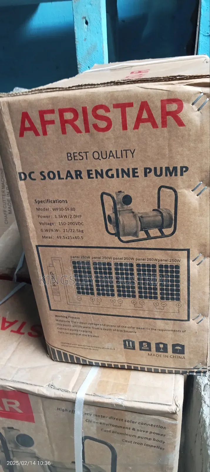 DC Solar Pump 2hp 3inches 1500w