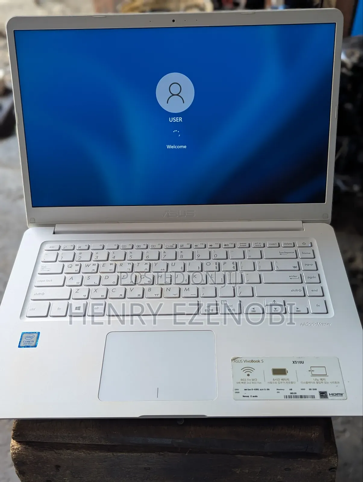 Laptop Asus VivoBook S15 S510UA 8GB Intel Core I5 HDD 500GB