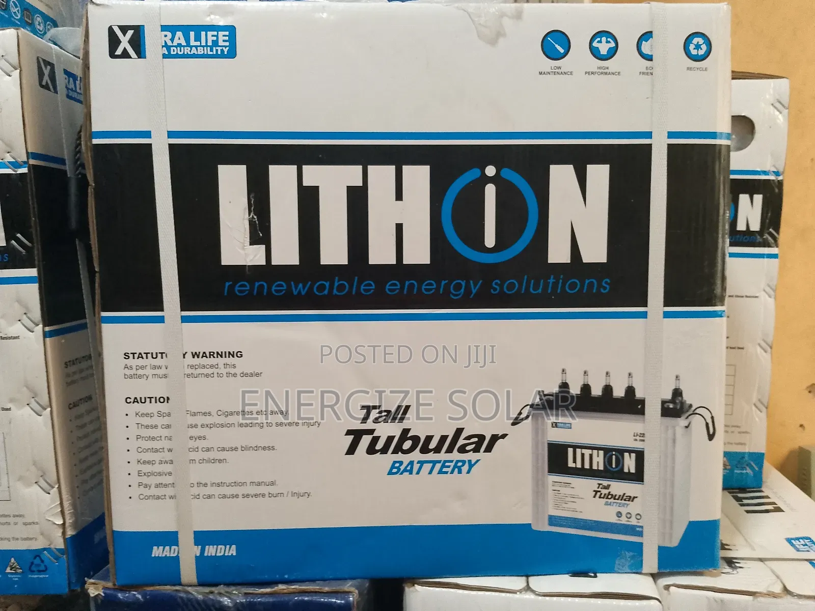 12v 220ah Lithion Tubular Battery