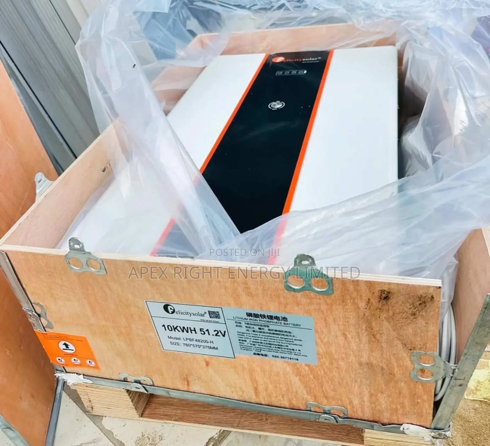 10kwh Felicity Lithium Battery 51.2volts Call 4 Quote