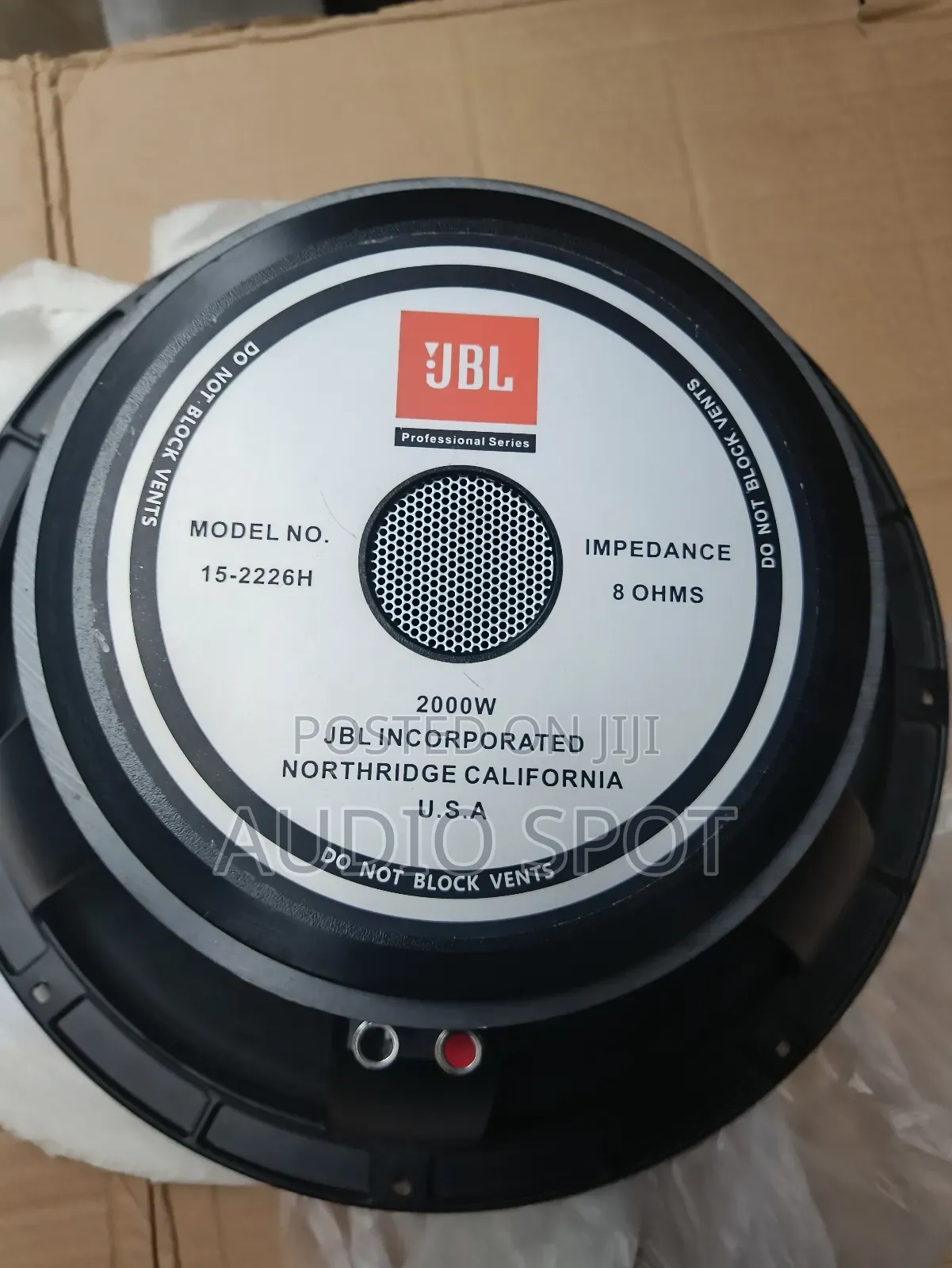 Original Jbl Professional 15" Powerful Naked Speaker