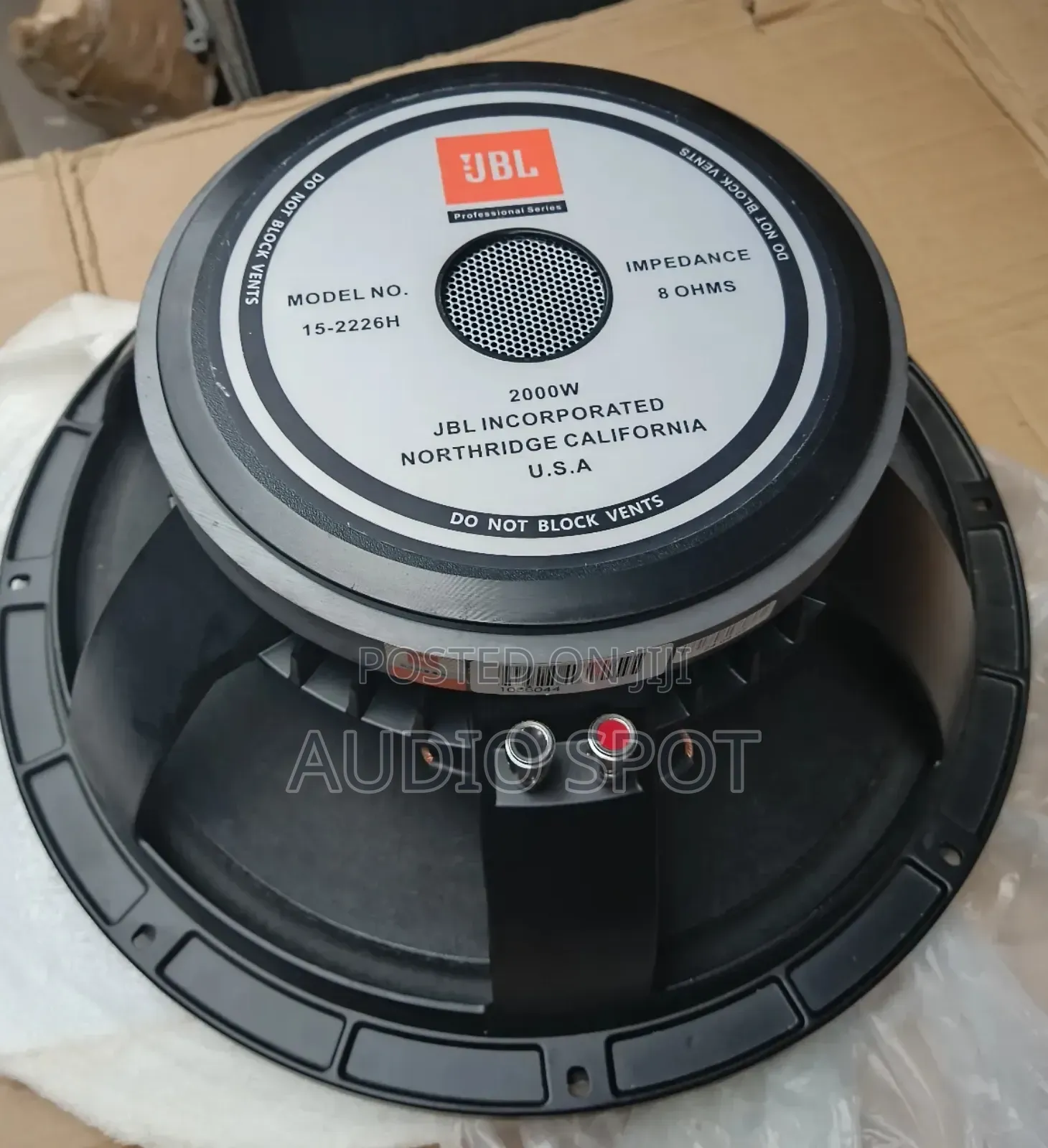 Original Jbl Professional 15" Powerful Naked Speaker