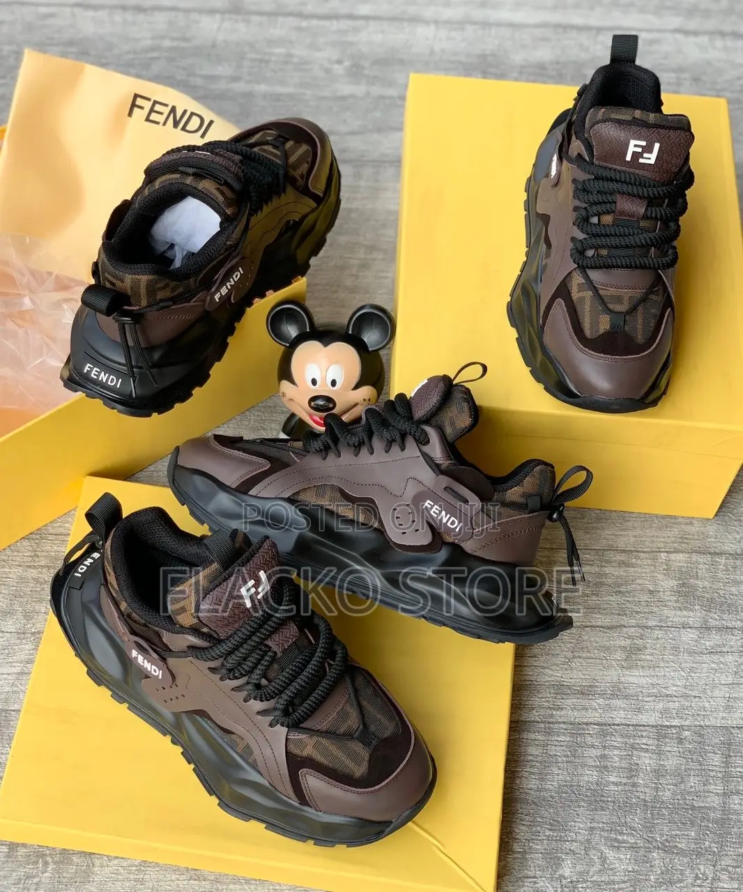 Original Fendi Chunky Luxury Sneakers