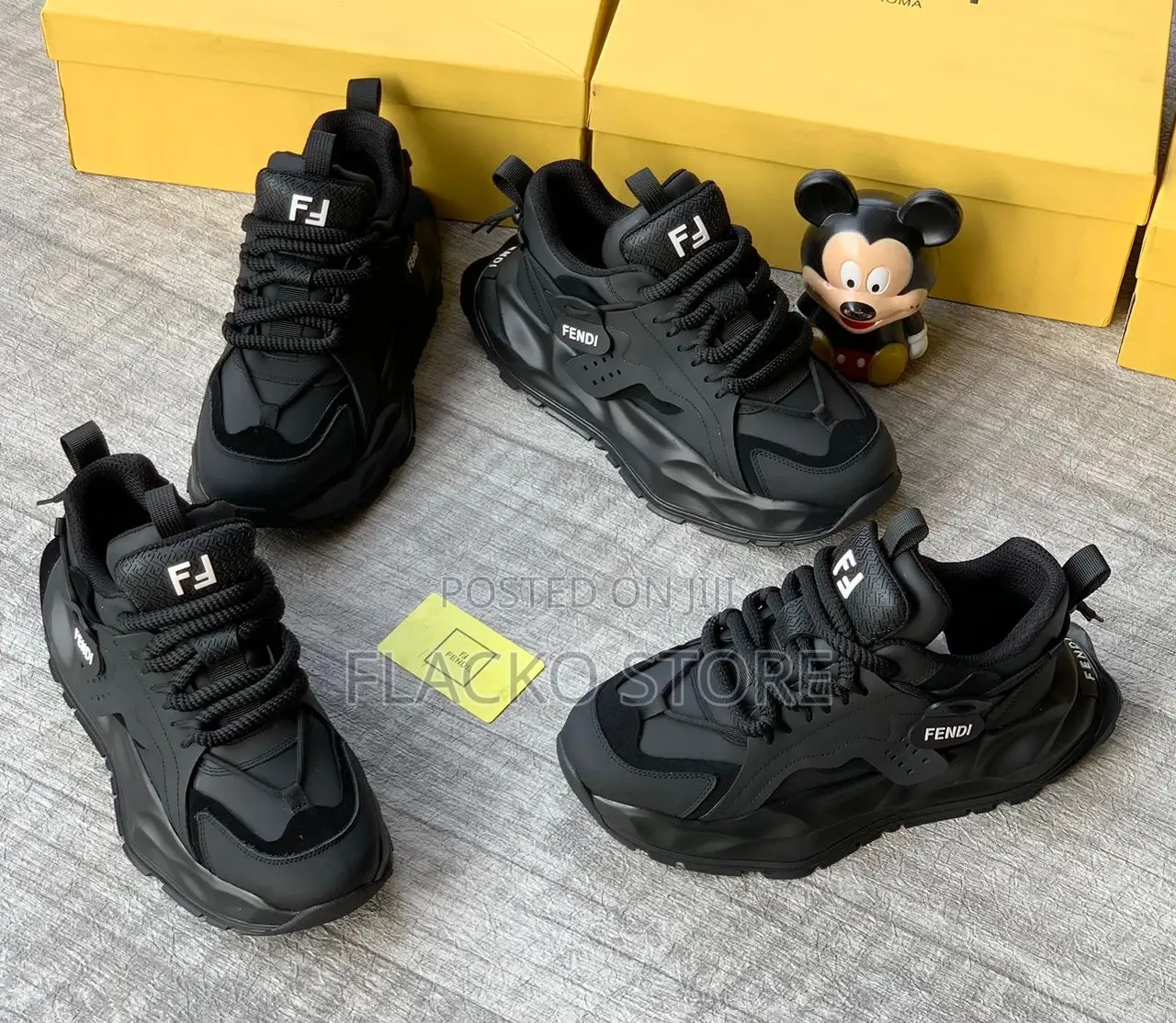 Original Fendi Chunky Luxury Sneakers