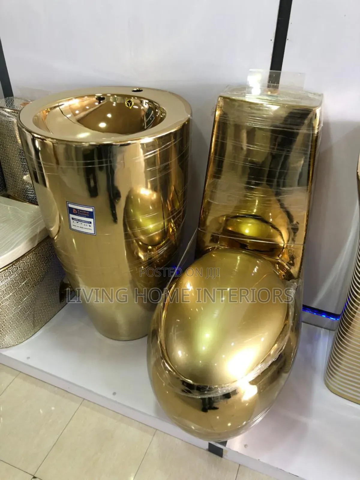 Estival Home Golden Toilet Seat 