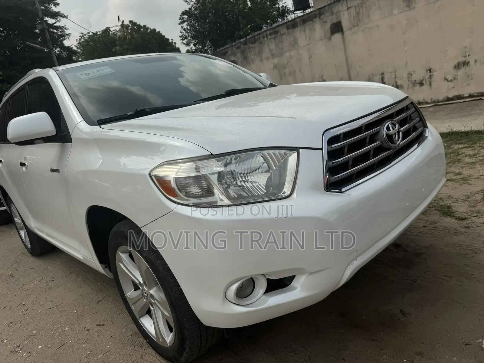 Toyota Highlander Limited 2009 White