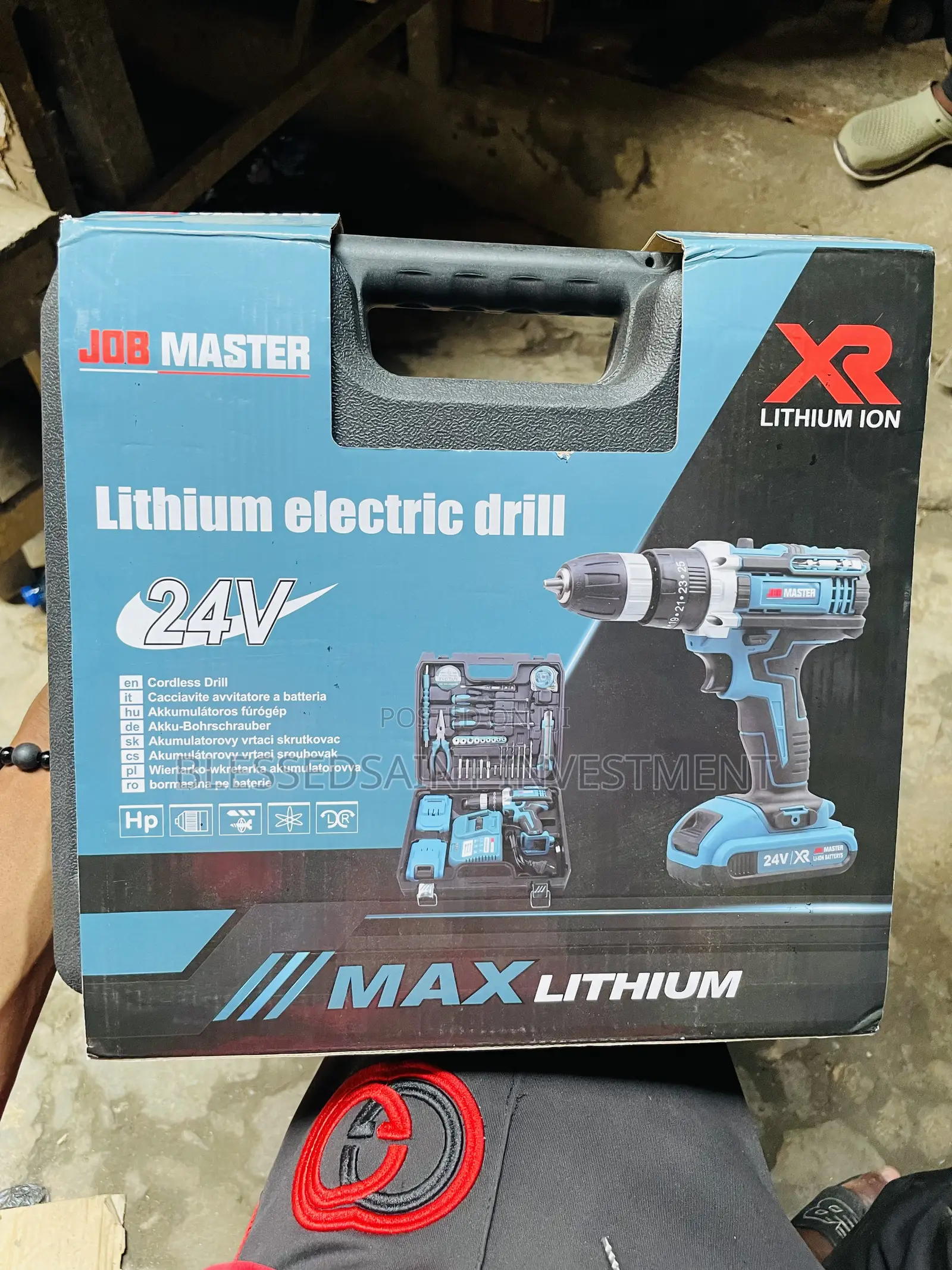 Job Master 24volts Battery Drill Tools Box’S