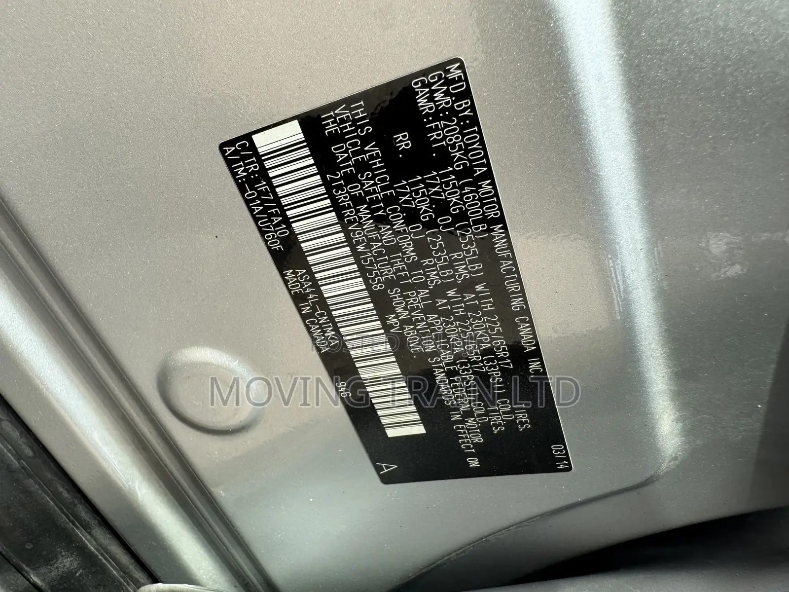 Toyota RAV4 2014 Silver