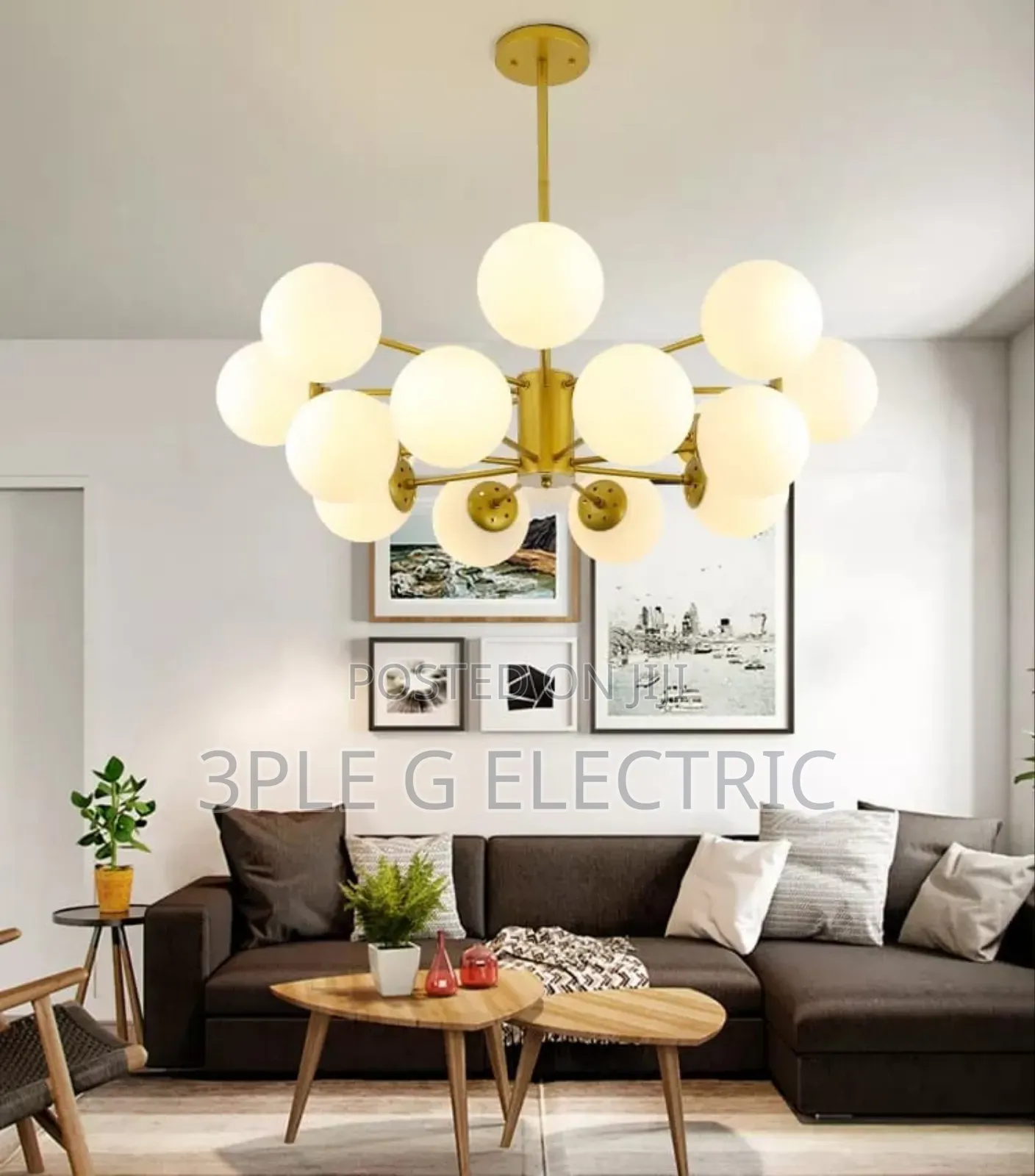 Simple Living Room Chandelier