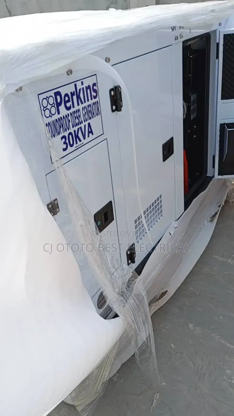 30kva Perkins Generator Soundproof 100%Coppercoil Brand New