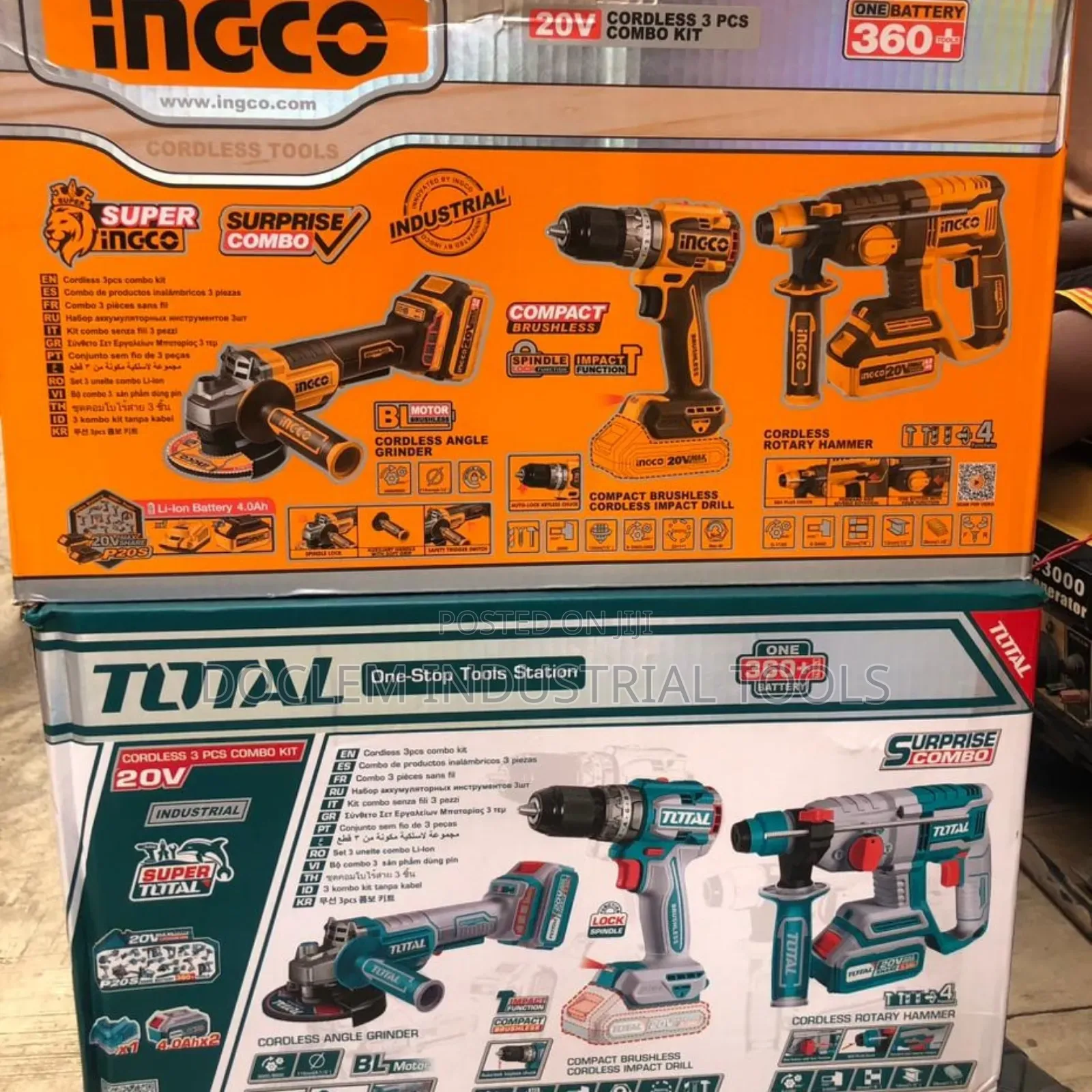 3 In One Cordless Machines