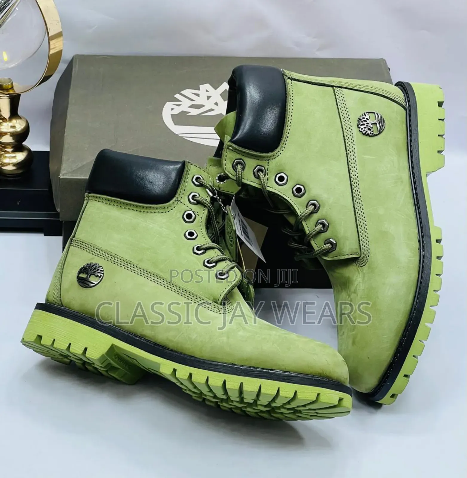 Green Quality Classic Timberland ANKLE Boot Collections