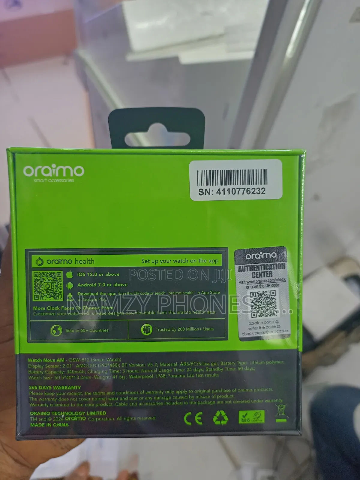 Oraimo Watch Nova Am