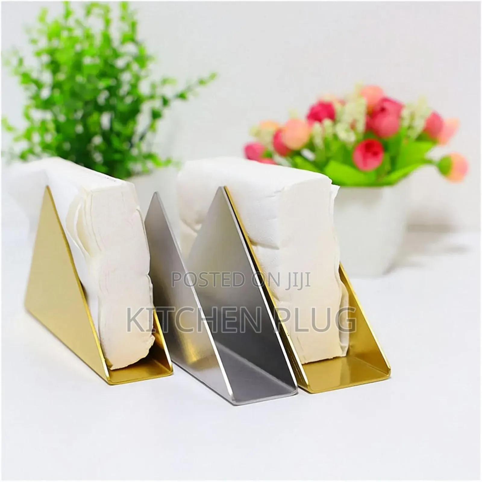 Tissue Box Holder Triangular Paper Towel Holder