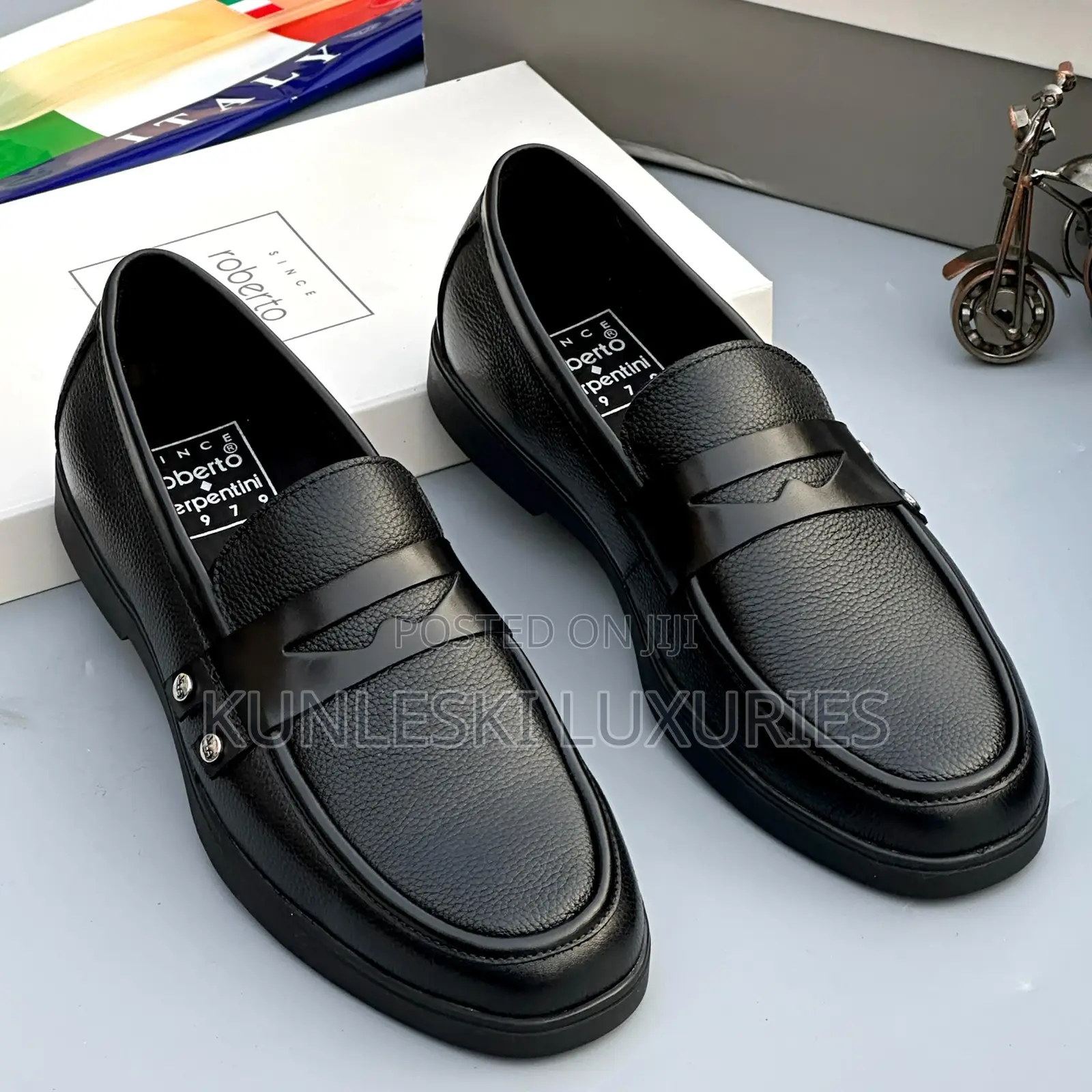 Original Roberto Serpentini Leather Shoe for Men 3 Designs