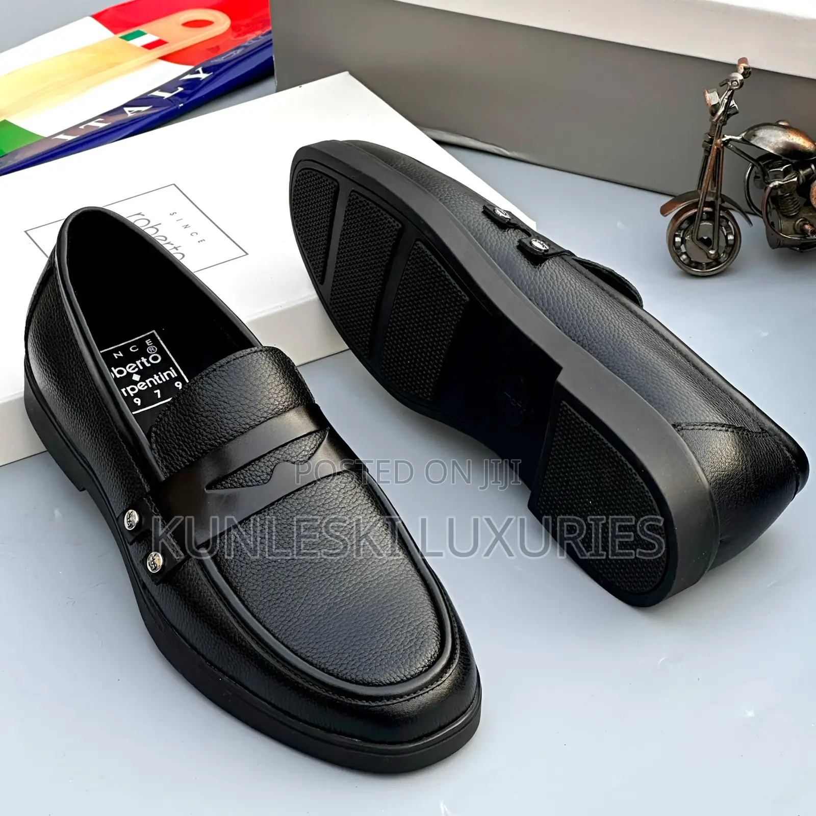 Original Roberto Serpentini Leather Shoe for Men 3 Designs